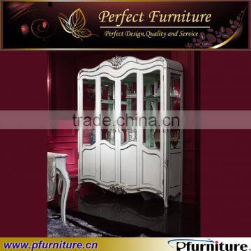 White Antique Wine Cabinet NC120623