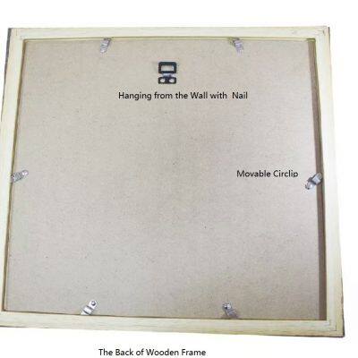 33*33cm Red Color Xuan Paper Brown Color Wooden Frame photo-4