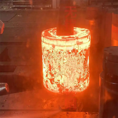 Connecting pipeline with ASME socket welding SA182F317L stainless steel flange and American forged cake
