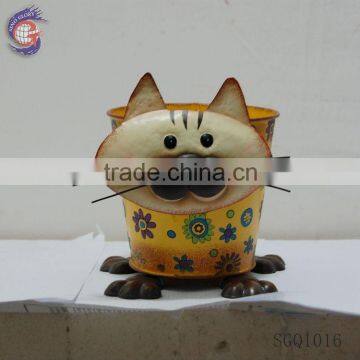 good quality artificial garden decorative tiger flower pot