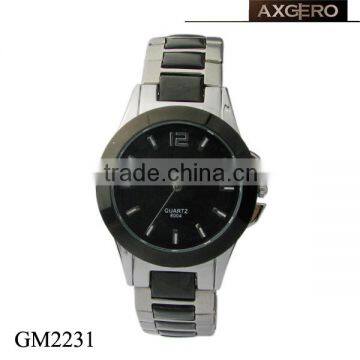 japan movt quartz watch stainless steel back men watch