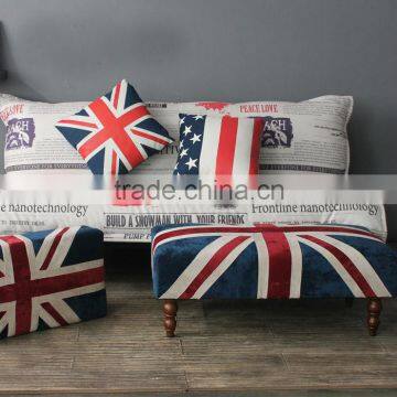 S-1501 2015 New Design Fabric Union Jack Ottoman Quality Choice photo-5