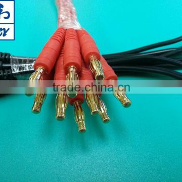 Banana Plug UL 1015 16 AWG with banana gold plug DC tester cable with Banana PLUG Power Cable