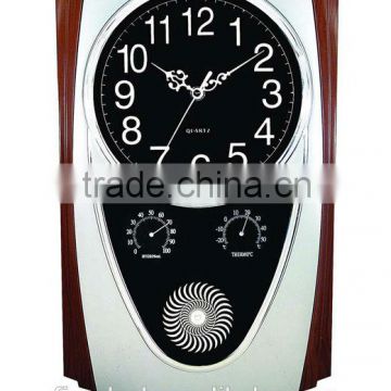 Plastic Decorative Weather Station Wall Clock