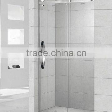 Popular Frameless sliding glass shower door for glass shower room(A-1514)