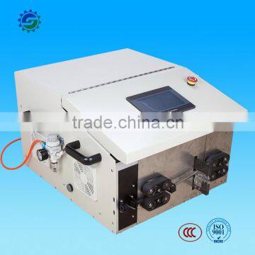 Automatic power line inside and outside stripping machine