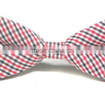 New Style Plaid Kids Bowties 100% Cotton Baby Accessories Children Bowtie
