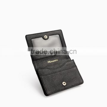 China Wholesale Custom leather money clip wallet credit card holder for sale