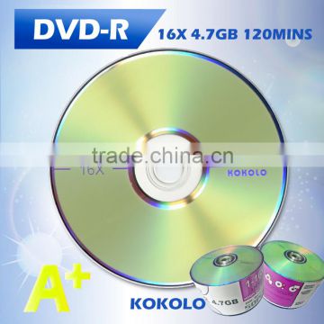 Taiwan blank dvd disc prices, blank DVD-R 4.7g 16x