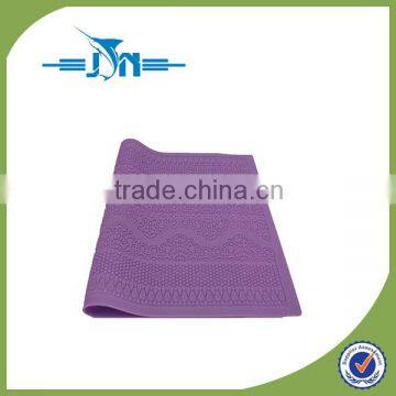 Flower Pattern Silicone Mat Fondant Cake Lace Embossed Cake Mold Mould Purple photo-6
