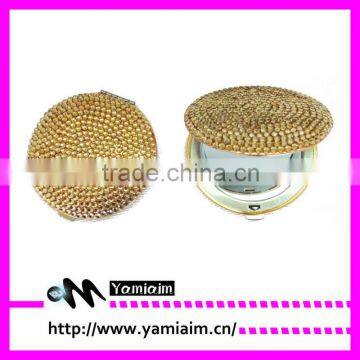 Pocket rhinestone mirror