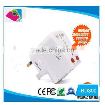Socket Plug Camera Motion Detection Universal Adapter Hidden Camera US/ UK/ AU /EU Power Adapter wall socket hidden camera                        
                                                Quality Choice