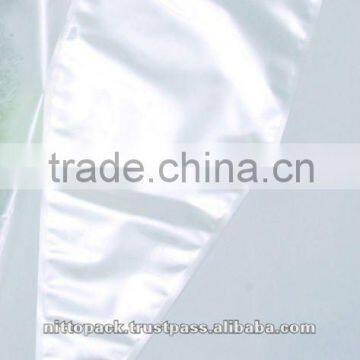 Flexible plastic pencil shaped packaging pouch for strawberry jam
