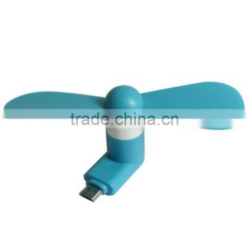 2016 New Gadgets Portable Micro USB Mini Fan For micro usb Mobile phone