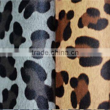 Animal Skin Nubuck PVC Synthetic Leather for Bags,Purse,Shoes with good quality and competitive price