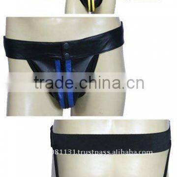 Leather mens jocks/sexy g string jocks/Leather Thong/WB-LJ3201