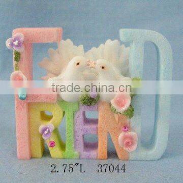 Polyresin dove(gift,home decoration,figurines,resinic crafts)