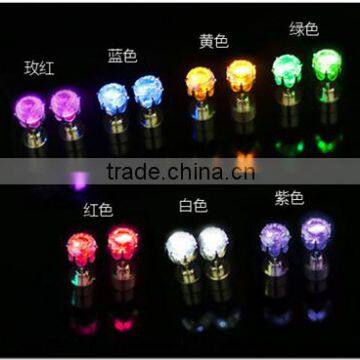 beatiful ear rings with colorful led light led light ear ring