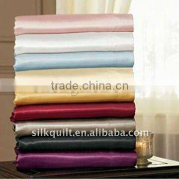 100% charmuse/mulberry 19mm silk flat sheet