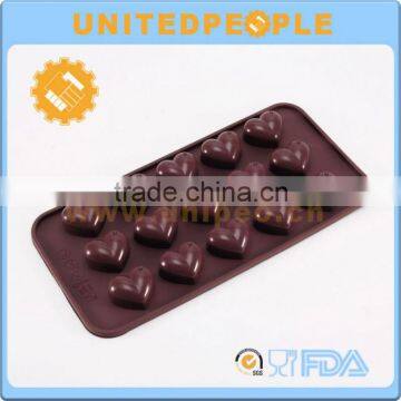 2016 Hot Silicone Heart Shape Chocolate Mold