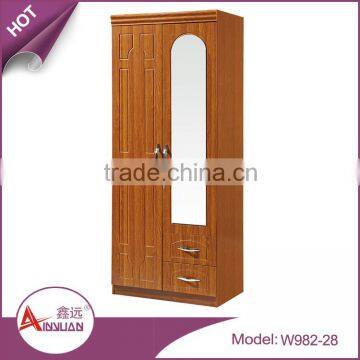 Hotel Furniture Simple Design Wardrobe Closet Double Door Wooden White Hotel Wardrobe Designs photo-6