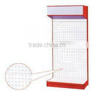 2015 HOT SALE, high quality Metal shelf with punched back panels used for display tools