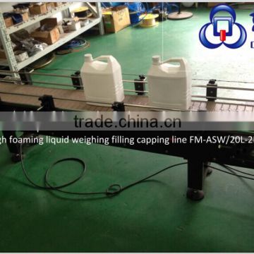 Toilet Cleaner Filling Capping Machine for for 5L Barrel