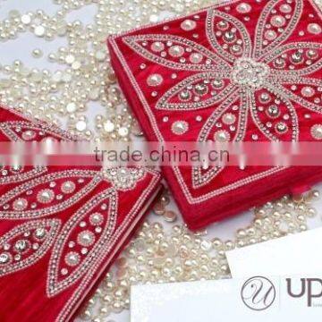 RED Velvet Luxury Wedding Invitation Box photo-2