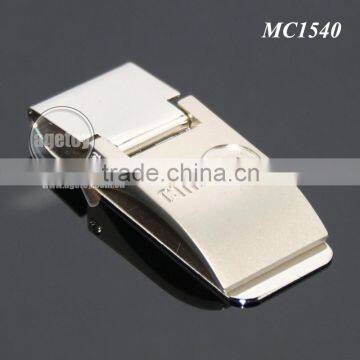 Promotional Customized Engraved Logo Zinc Alloy Metal Branded Money Clip photo-3