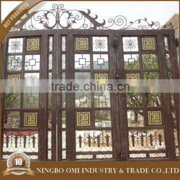 Competitive price factory directly cheap wrought iron entrance gates