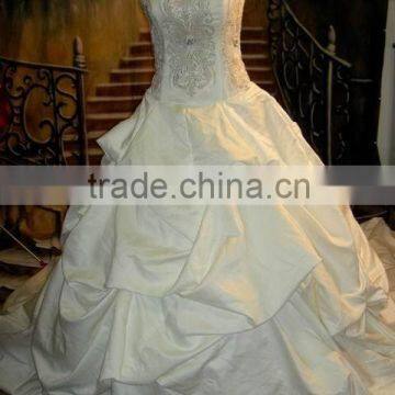 silk taffeta bridal