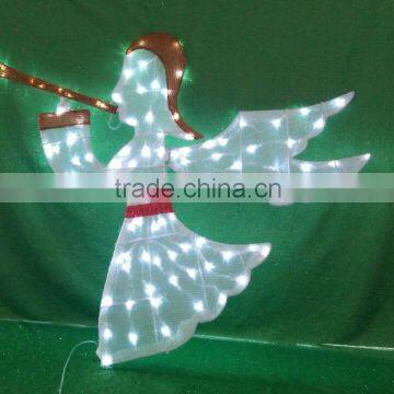 new style Christmas cloth Angeles with LED light