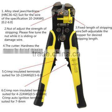 2015 New Professional Automatic Wire Striper Cutter Stripper Crimper Pliers Terminal Tool AR-79