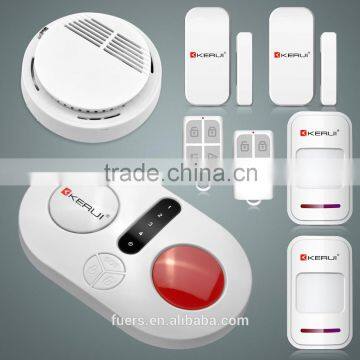 2016 hot sale optional Sound Period support 60 detectors+20 remote controls siren alarm system