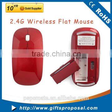 FLAT CORELESS MOUSE WIRELESS FLAT SENZA FILI OTTICO 1000dpi