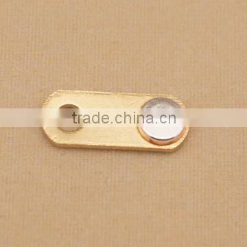 Metal stamping parts Components Welded with bimetal silver contact for Automotives switches