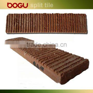 Deep color linear outdoor clinker tile thin brick