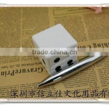 TT-12 Simple Table Pen With Holder , Metal Desk Pen photo-2