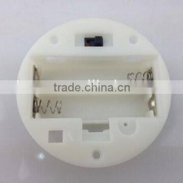 2AAA Round Battery Holder,2AAA Battery Holder, 2AAA Round White Battery Holder