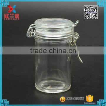 in stock clip lock and 60ml glass bottle jar with airtight clamp lid                        
                                                Quality Choice