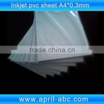 White A4 0.3mm Inkjet Printable Pvc Sheet Material for Plastic ID Card photo-2