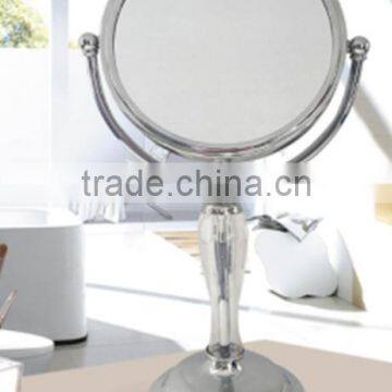 230*140*400mm 1X and 3-8X Double sized magnifying makeup mirror with big acrylic tear drop on pole