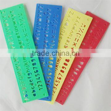 Factory Plastic Letter Stencil Ruler OEM and ODM