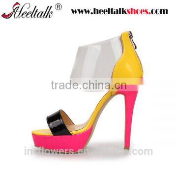 OEM customized very high heel platform sandal women summer sandals shoes