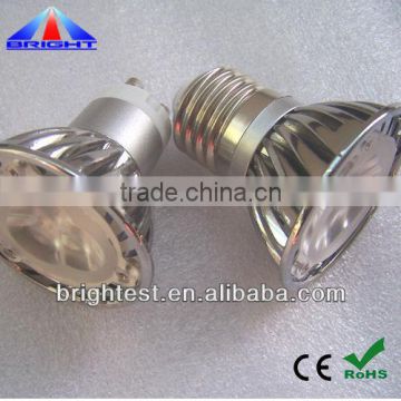 3W LED GU10 Epistar chip 130lm/w