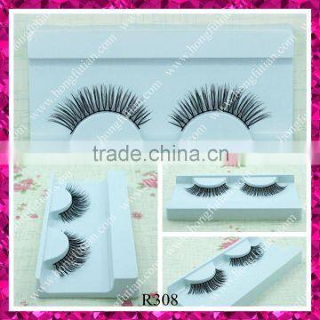 Famous brand red cherry human hair hand made false eyelashes