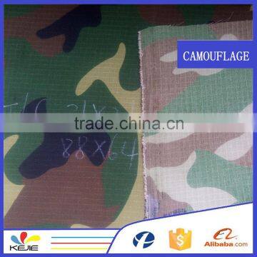 T/C 65/35 240gsm 5mmx5mm Ripstop Blue Camouflage Fabric photo-2