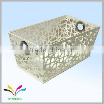 Hot Sale Functional Home Supply Metal Corner Kitchen Waste Basket for Laundry photo-4