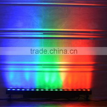 led bar light indoor,18x10w RGBW DMX wall wash light