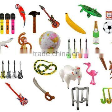 Inflatable Blow Up Toys Zimmer Frame Animals Guns Palm Trees Saxophones Guitars photo-2